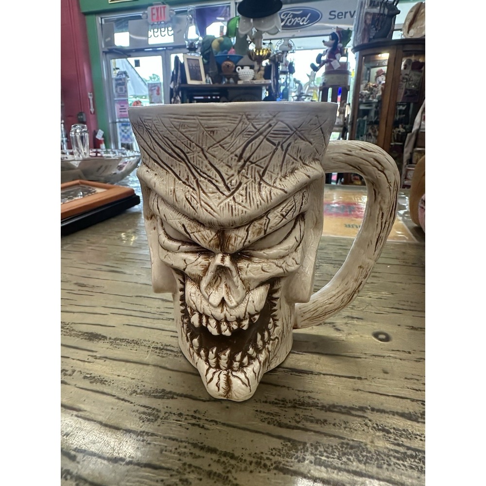 Revenge of The Mummy Universal Studios 2008 Coffee Cup Mug Renfaire Fantasy 3D